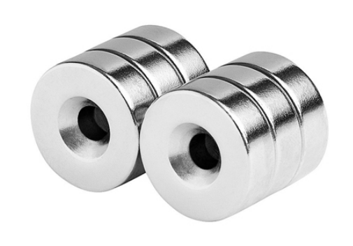 Neodymium Countersunk Disc Magnets with Mounting Holes for Screws Neodymium Countersunk Disc Magnets with Mounting Holes for Screws