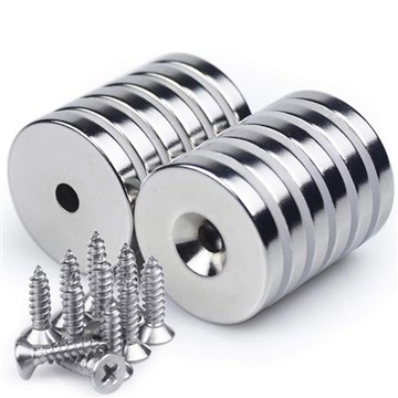 Magnet Neodymium Lubang Countersunk